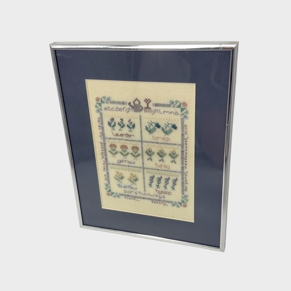 Vintage Shepherd’s Bush Herb Garden Cross Stitch – Framed Sampler 10x8.25 - Picture 6 of 12